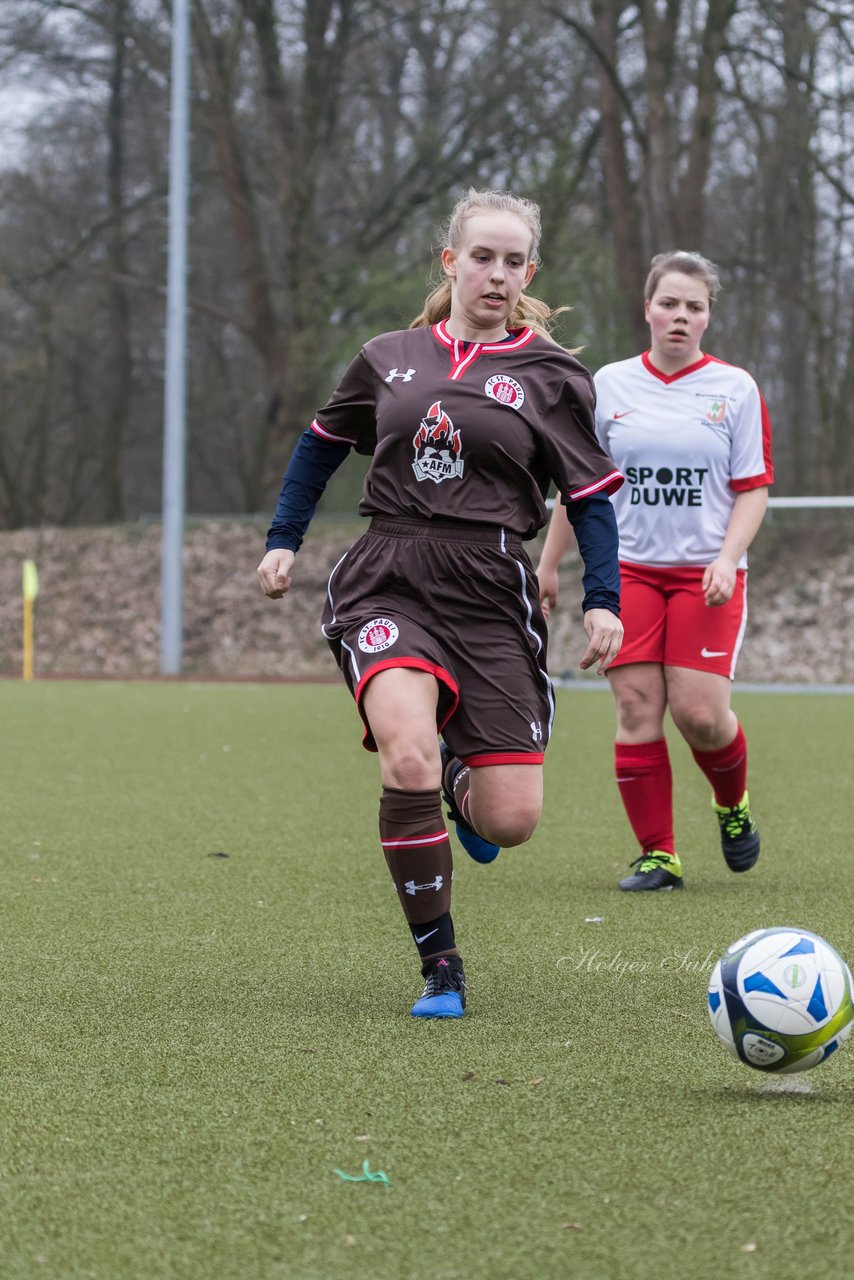 Bild 262 - B-Juniorinnen Walddoerfer - St.Pauli : Ergebnis: 4:1